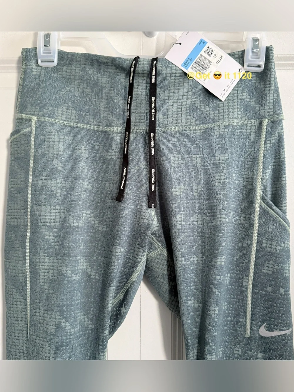 Nike Dri-FIT ADV Epic Luxe Women's Running Leggings with Pockets DD6490-357 - Picture 7 of 15